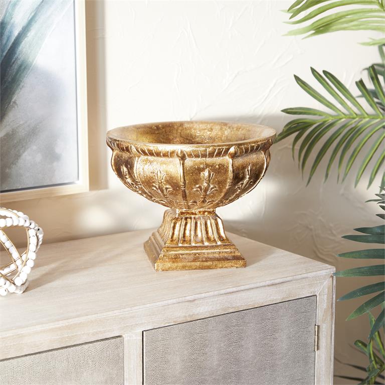 Gold Polystone ornate  Decorative Bowl