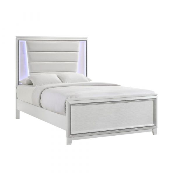 Moondance White Queen Bed