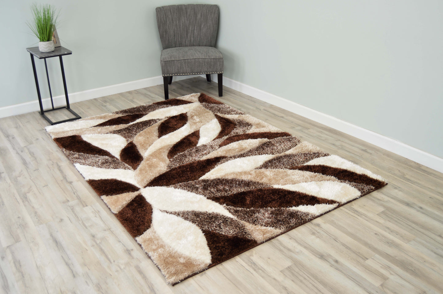 4D Shaggy 6994 Brown RUG