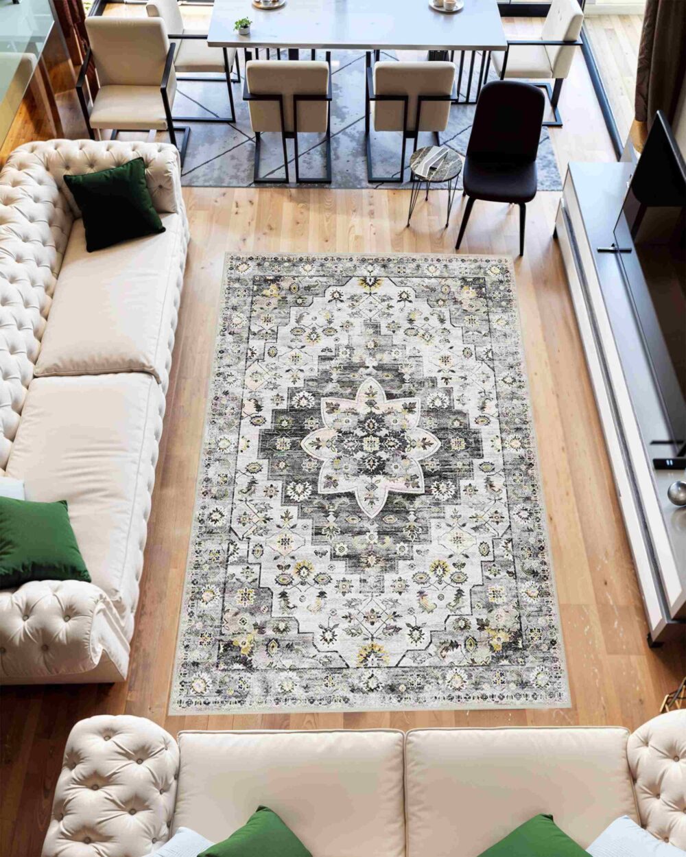 Sky Washable 7771 Grey RUG