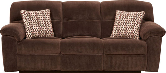 Chevron Mink  Dual Reclining  Sofa