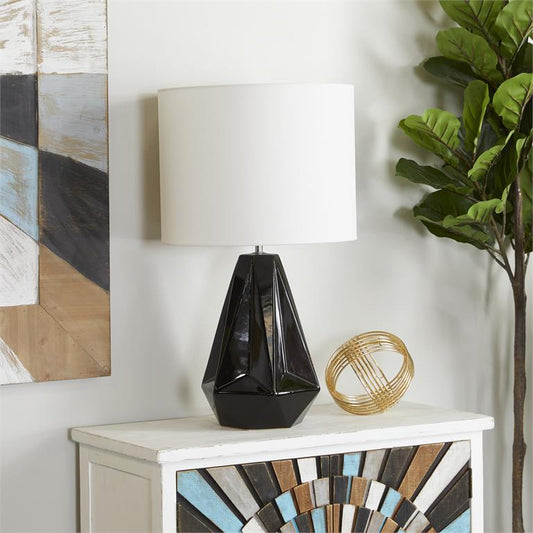 Black Ceramic Table Lamp