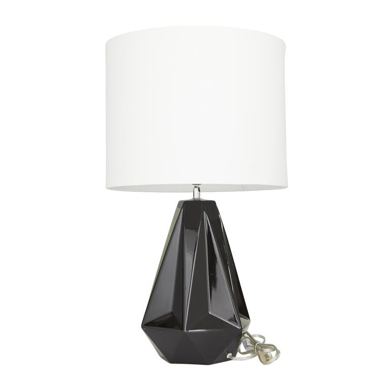 Black Ceramic Table Lamp