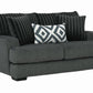 Gunmetal Loveseat CLEARANCE