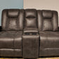 Cowboy Granite Manual Reclining Sofa and Glider Love