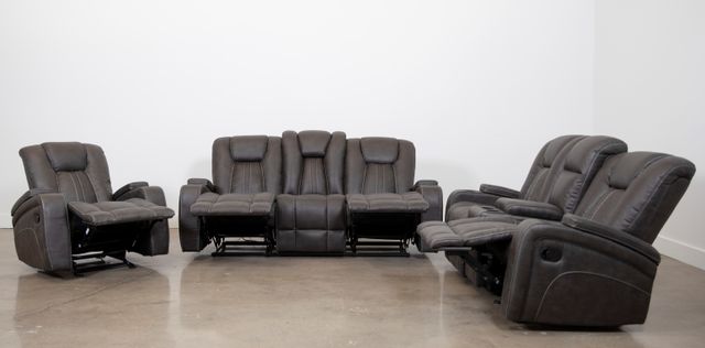 Cowboy Granite Manual Reclining Sofa and Glider Love