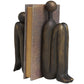 The Novogratz Bronze Polystone People Bookends, Set of 2