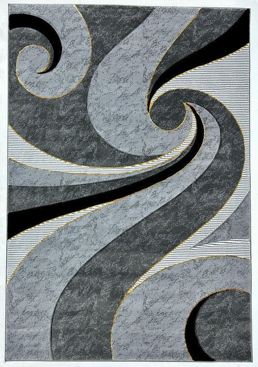 Orion Hand Carved 8877 GREY Rug