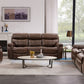 Top Grain Leather Match Brazil Tobacco Medium Brown Reclining Sofa And Love CLEARANCE SUPER SALE