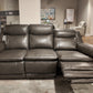 Top Grain Leather Match Softee Charcoal Power Zero Gravity Reclining  Sofa And Loveseat w/ Wireless Charging