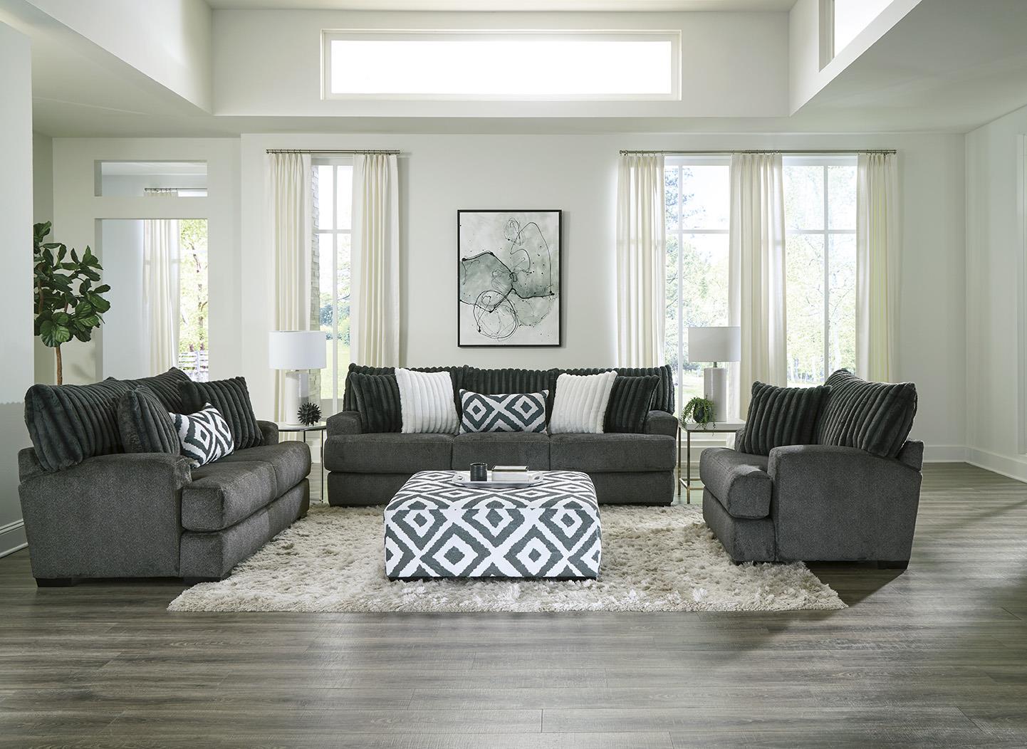 Gunmetal Loveseat CLEARANCE