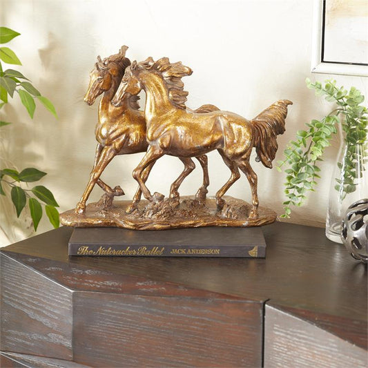 Bronze PS Horse Sculpture 14"W,11"H