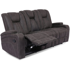 Cowboy Granite Manual Reclining Sofa and Glider Love