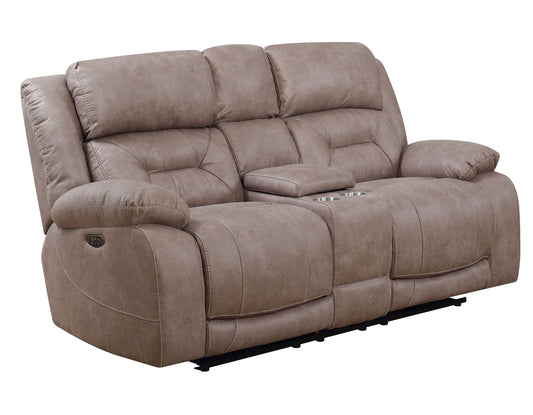 Aria Desert Sand Dual Power Reclining Loveseat only