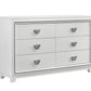 Moondance White King Set -Dresser, Mirror & K-Bed