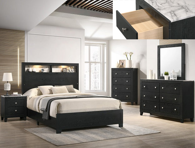 Cadence  Queen Bedroom Set - Bed, Dresser and  Mirror