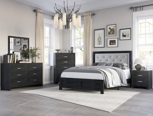 Jaylen King Bedroom Set - Bed, Dresser, Mirror