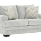 Pippa Light Gray Loveseat Only CLEARANCE