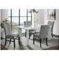 Bellini Dining Table w/4 Pascal Grey Chairs
