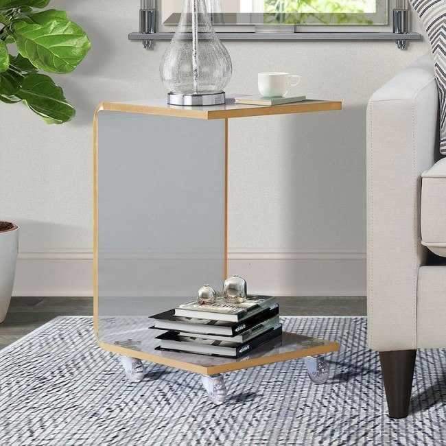 Iris Snack Gold Table  (Clearance)