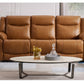 Top Grain Leather Madrid Canyon Power Reclining Sofa & Loveseat Set