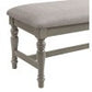 Sunnyvale Dining Bench In Grey