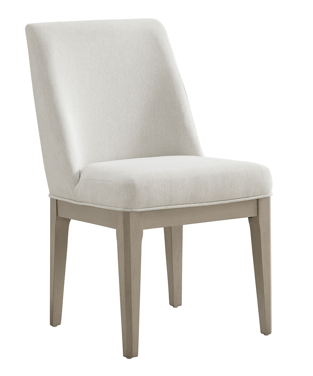 Elma Dining Side Chair in Almond White Fabric