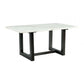 Felicia White Marble Table w/4  chairs