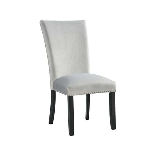Francesca Grey Velvet Chair