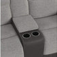 Hornet Motion Reclining Loveseat in Rancho Grey