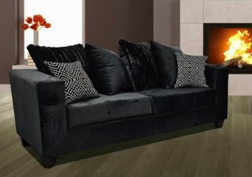 Riviera Black Sofa