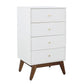 Sade 4 Drawer Chest in White