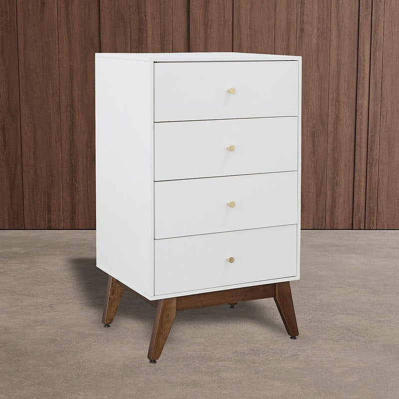 Sade 4 Drawer Chest in White