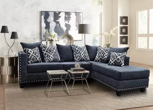 Grey Graphic Sectional