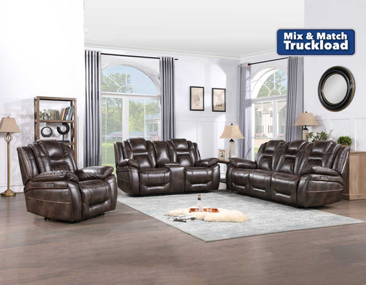 Oportuna dual-Power Reclining Loveseat only