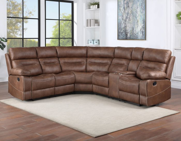 Rudger 3 PC Manual Reclining Sectional
