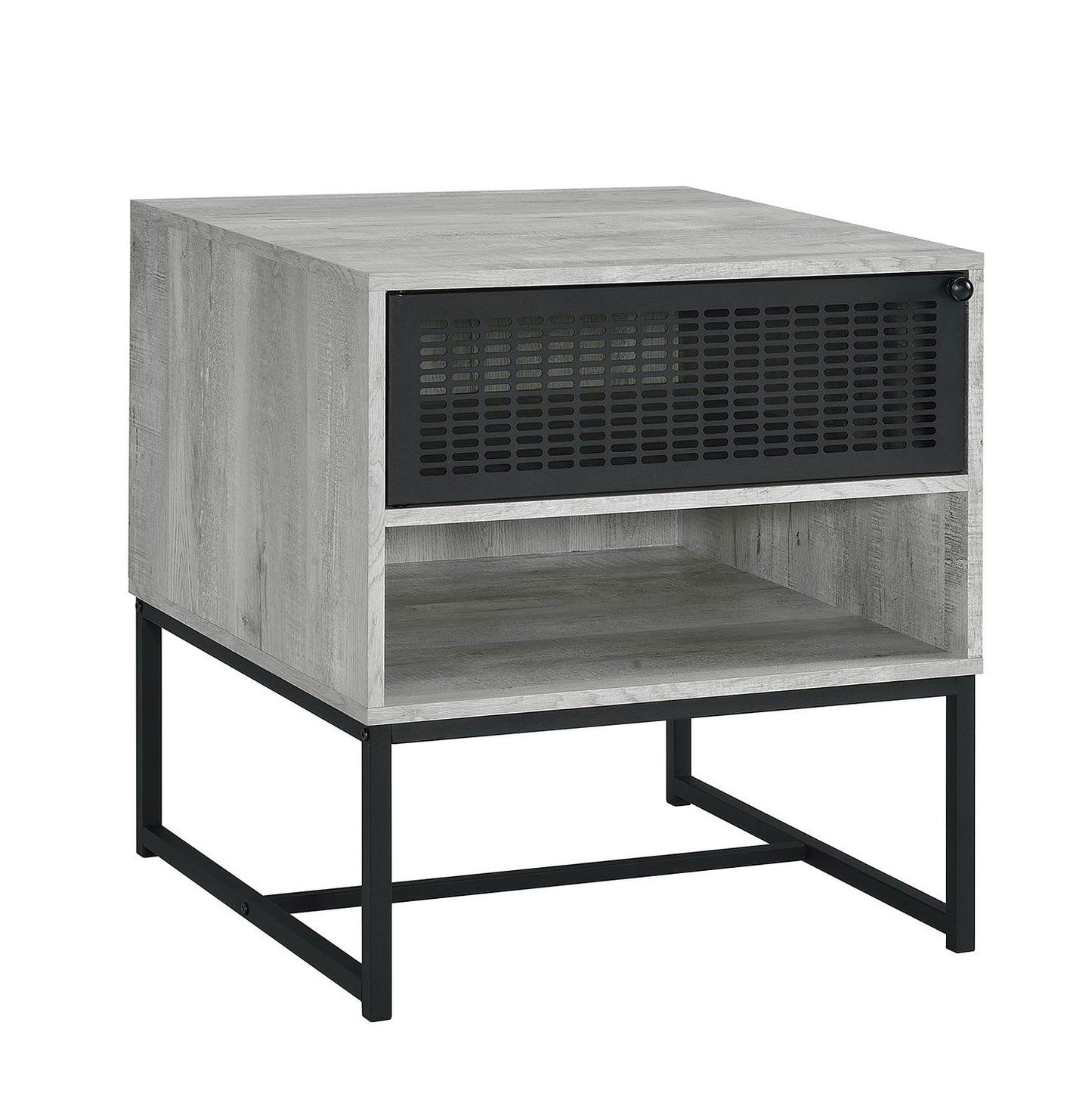 Tatiana End Table in Grey