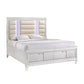 Twenty Nine King Bed White w/ Storage Drawers