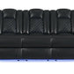 Carlos Power Reclining Sofa Bk w/LED Lighting CLEARANCE