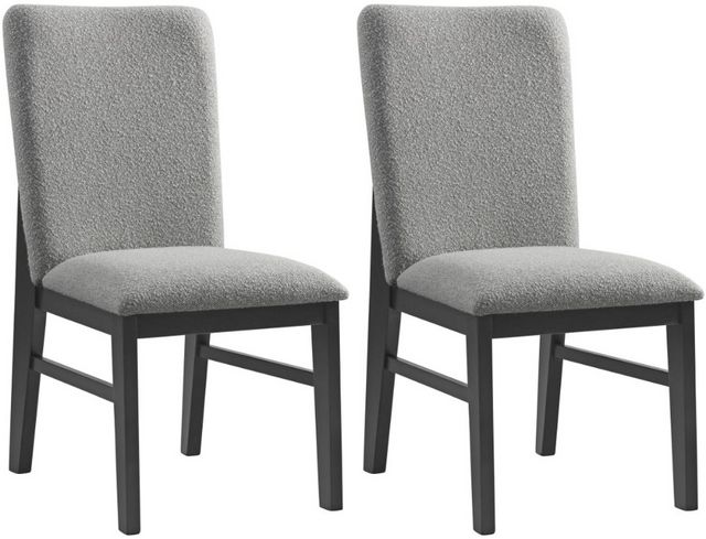 Portland Side Chair with Grey Fabric clearance