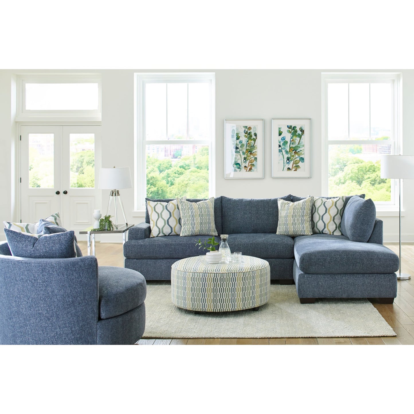 Tampa Indigo Sectional