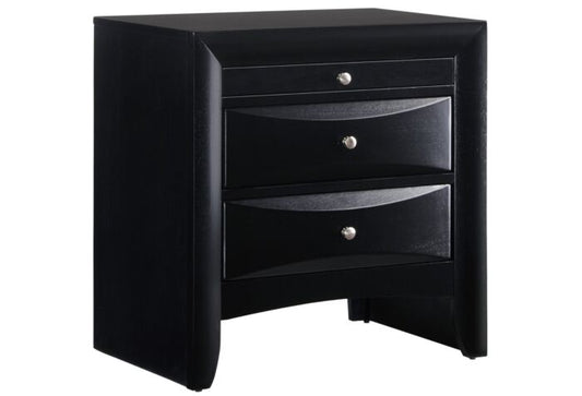 Emily Nightstand in Black