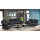 Carlos Power Reclining Sofa Bk w/LED Lighting CLEARANCE