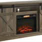 Brice 64" TV Stand Heating Fireplace(#23) w/ Remote