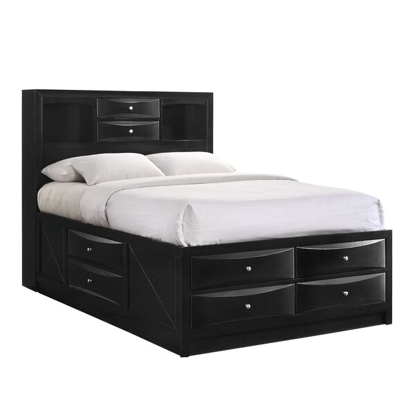 Emily King Bed in Black