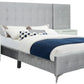 Emma Bed in Silver Grey W/2 End Tables