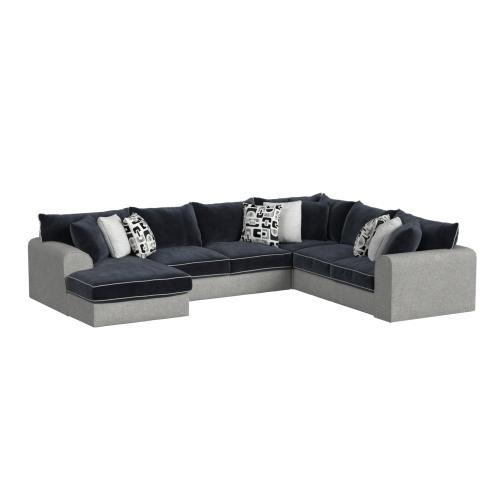 Klein 3PC Sectional in Zaftig Ebony Clearance