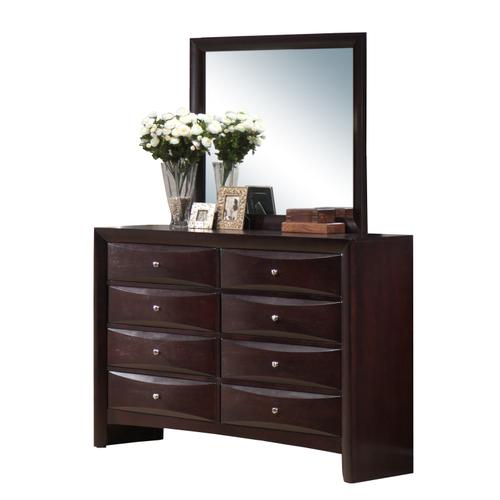 Emily Dresser and Mirror in Espresso