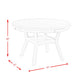 Amherst Table With 4 Chairs - (Counter Height or Dining Height Available)