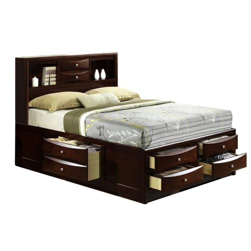 Emily Queen Bed in Espresso